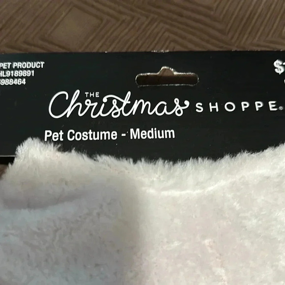Dog Coat Santa’s smallest reindeer size medium New - Picture 3 of 6